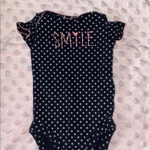 Polka dot onesie